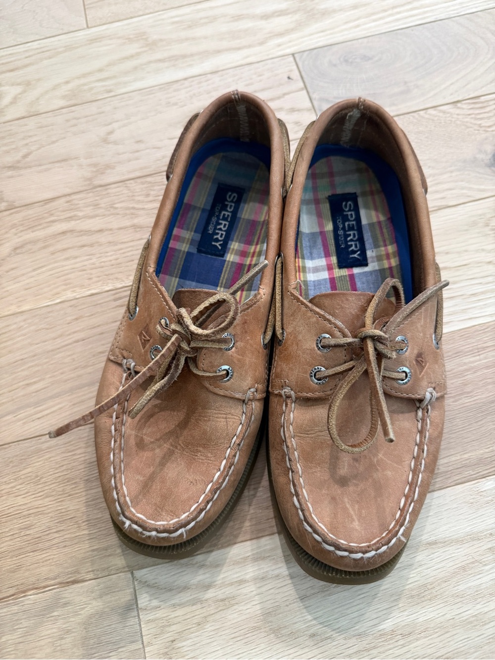 Sperry Authentic Original™ 2 Eye Boat Shoe - Sahara Brown 7